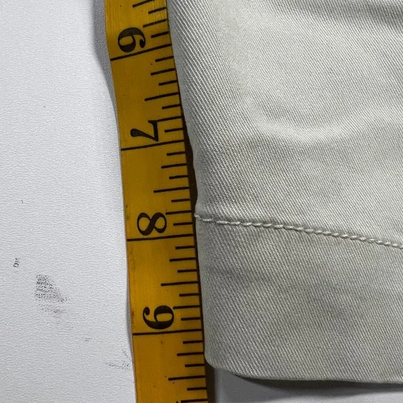 Tommy Bahama Chino Shorts Mens 42 Khaki Tan Tencel Cotton Stretch Casual Summer - Picture 11 of 13